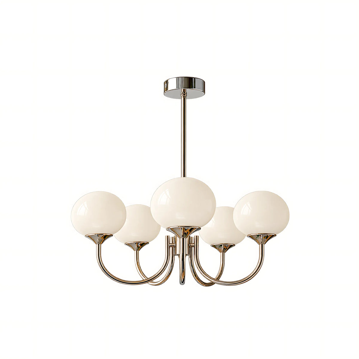 Creamy Globe Chandelier