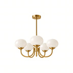 Creamy Globe Chandelier