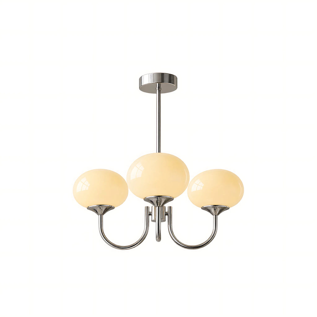Creamy Globe Chandelier