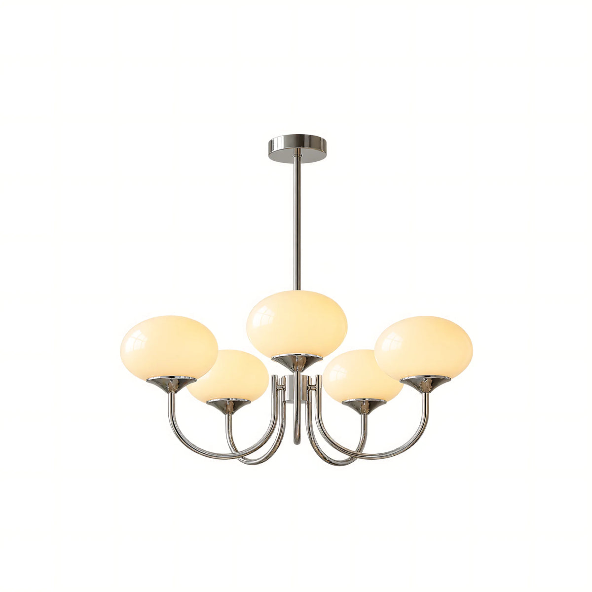 Creamy Globe Chandelier