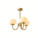Creamy Globe Chandelier
