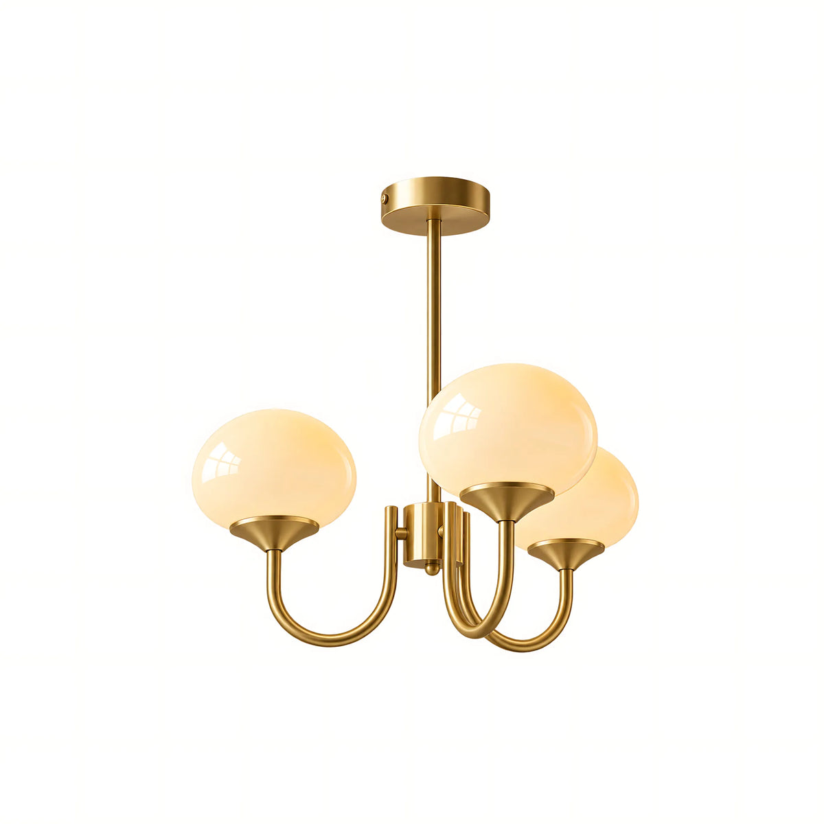 Creamy Globe Chandelier