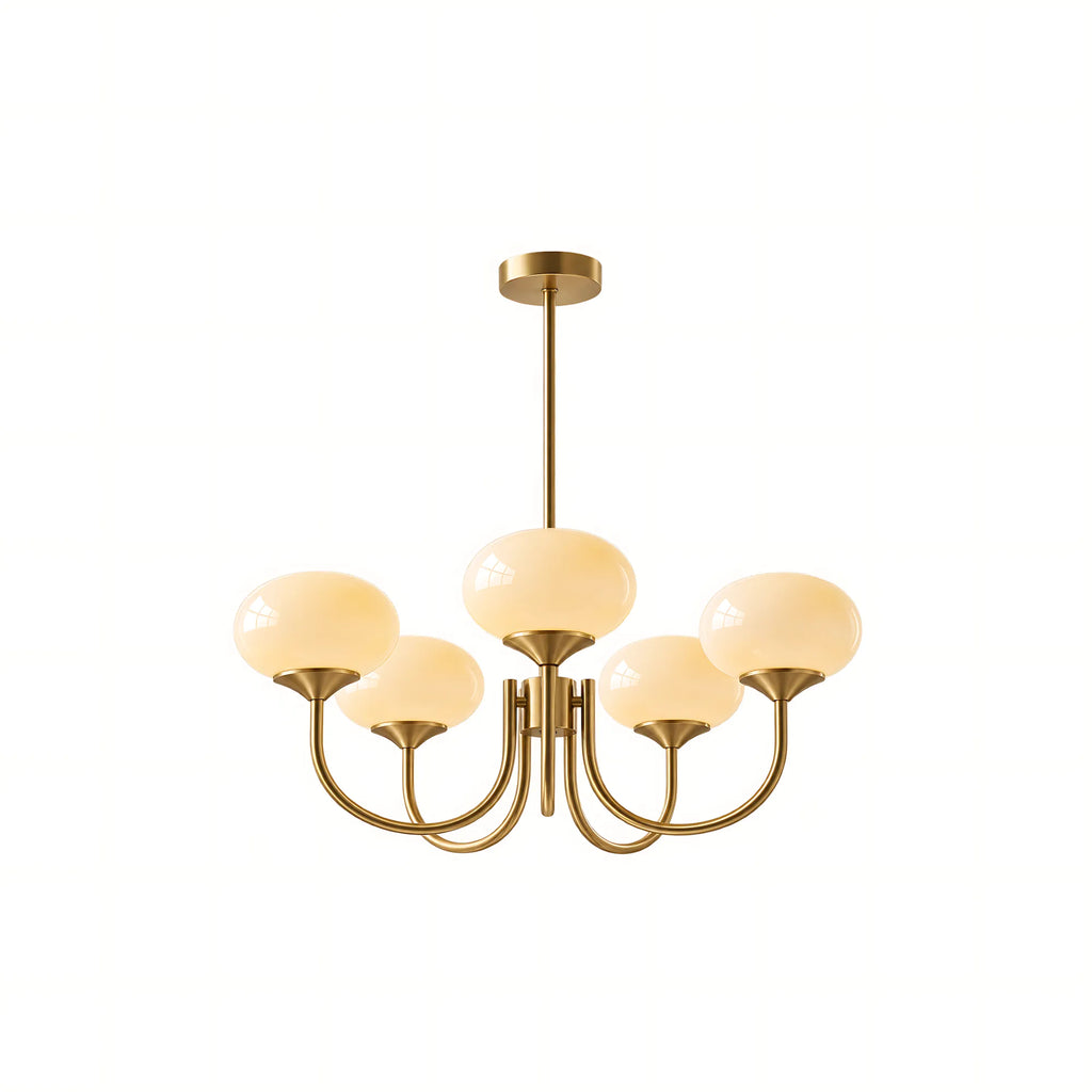 Creamy Globe Chandelier