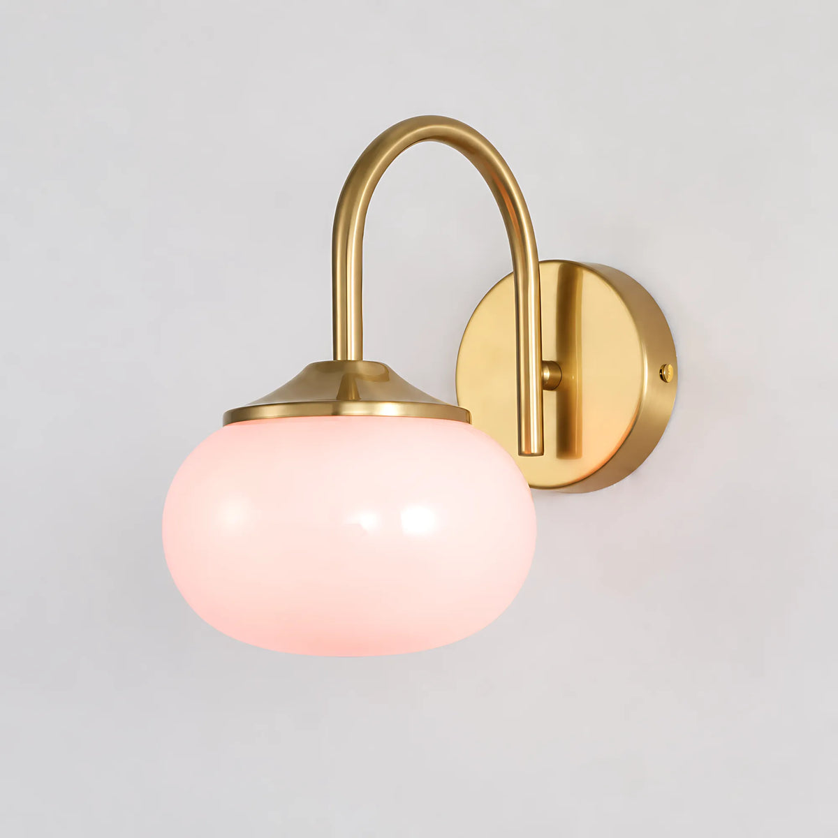 Creamy Globe Wall Light