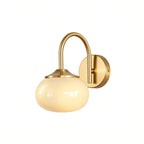 Creamy Globe Wall Light