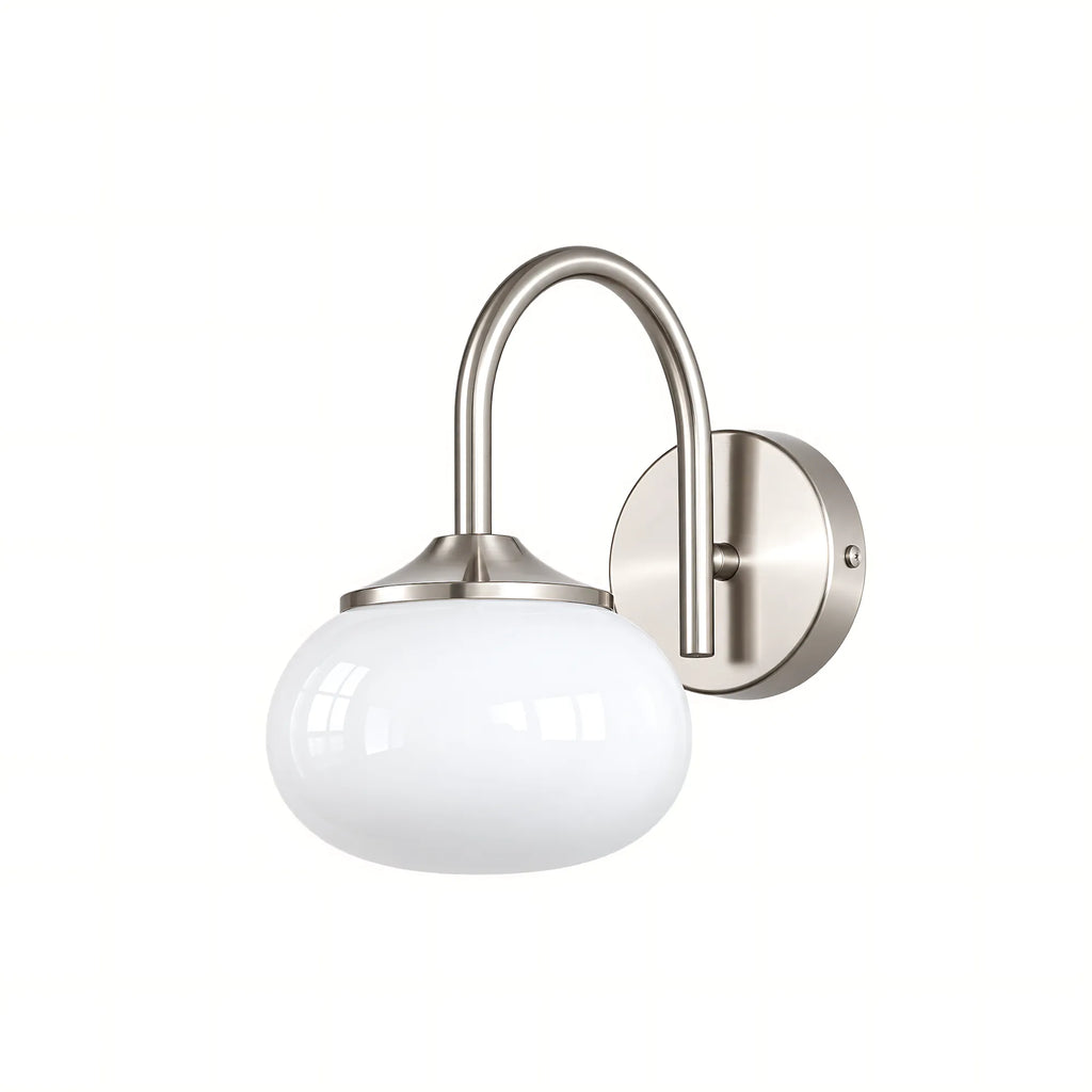 Creamy Globe Wall Light