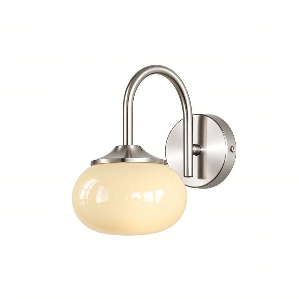 Creamy Globe Wall Light