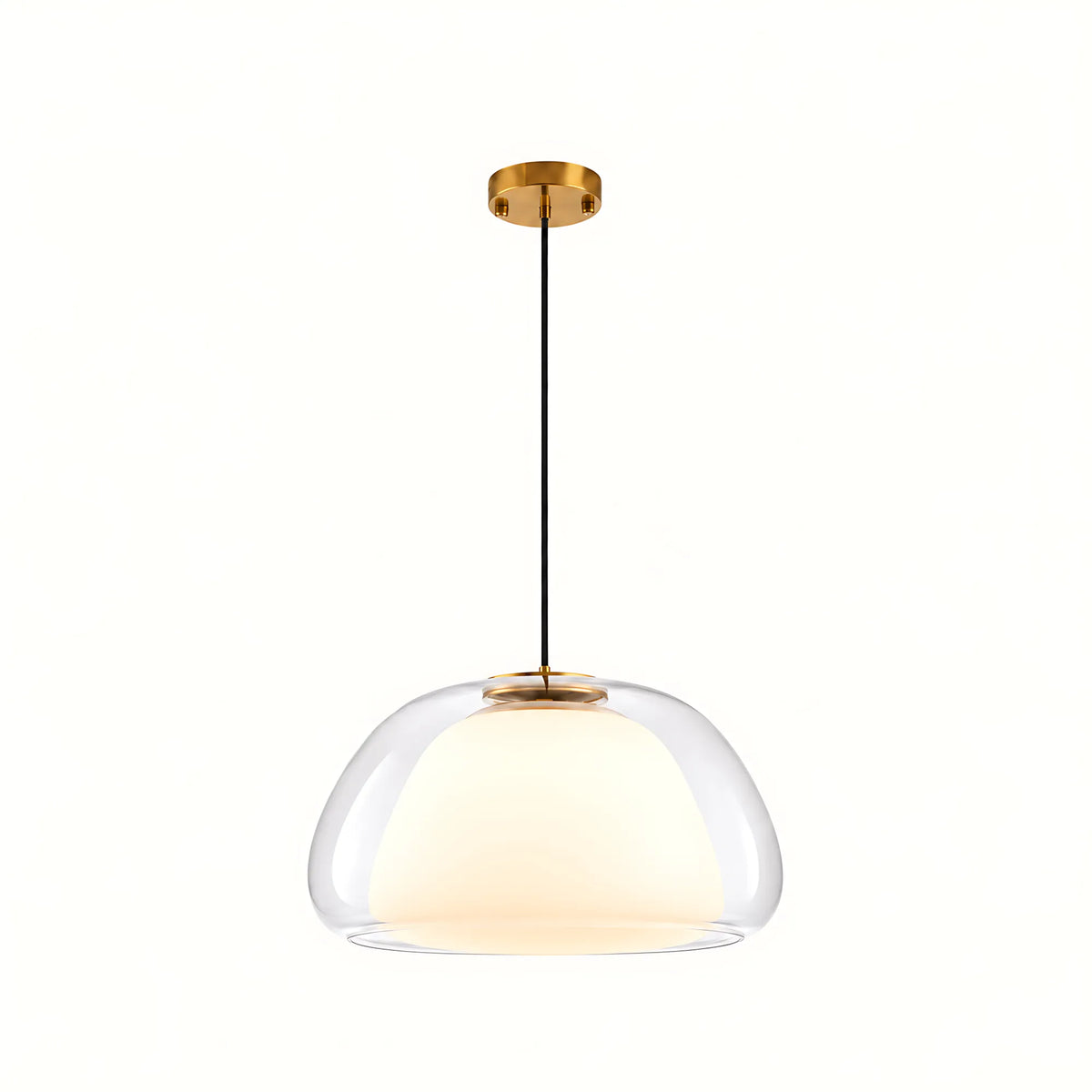 Cupola Double-Glass Pendant Light
