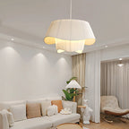 Double-Layer Pleated Skirt Pendant Light