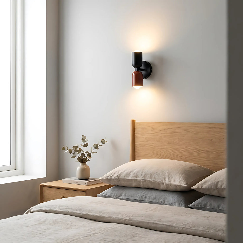 Duo Colorblock Metal Wall Light