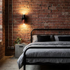 Duo Colorblock Metal Wall Light