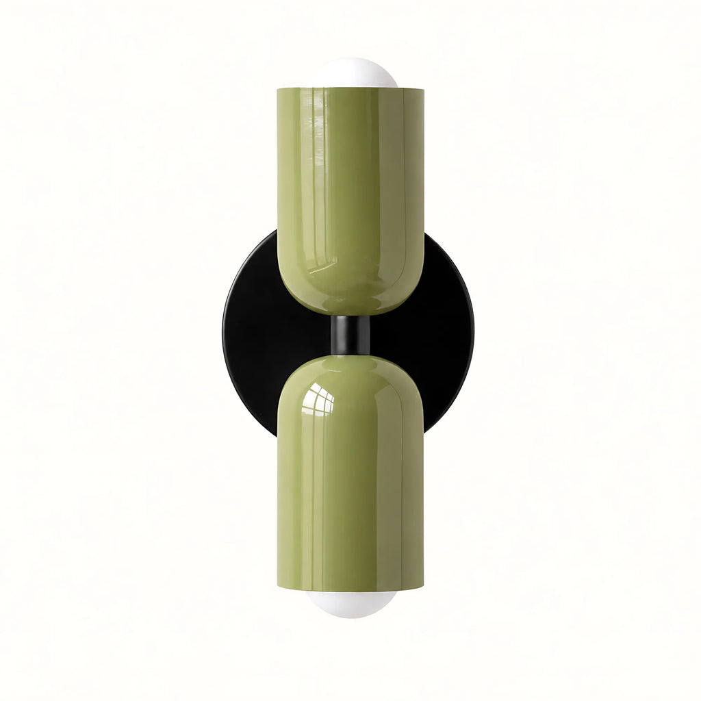 Duo Colorblock Metal Wall Light