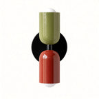 Duo Colorblock Metal Wall Light