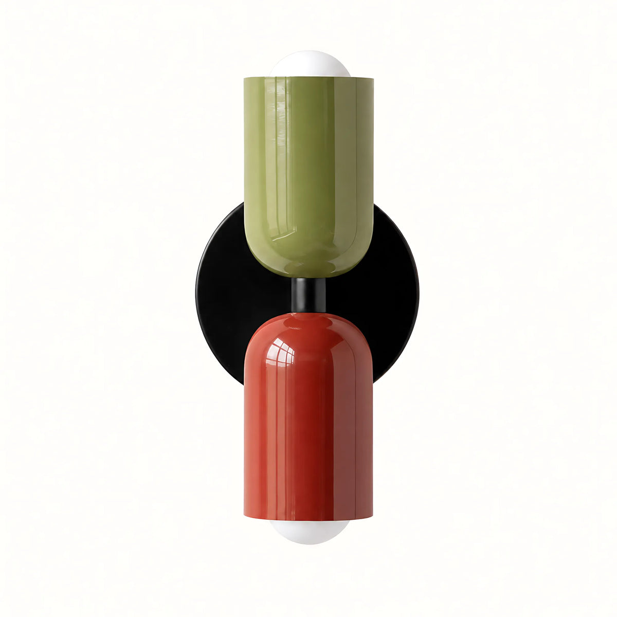 Duo Colorblock Metal Wall Light