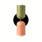 Duo Colorblock Metal Wall Light