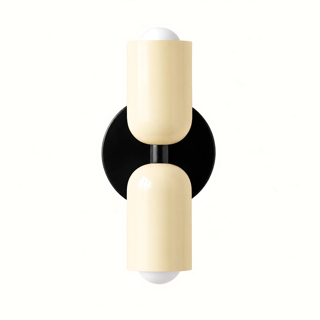 Duo Colorblock Metal Wall Light