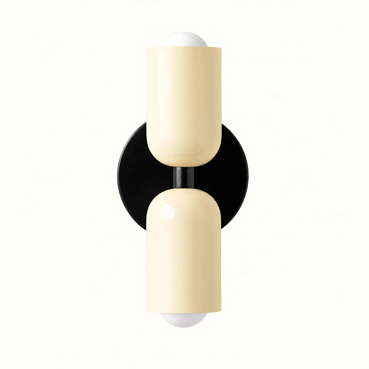 Duo Colorblock Metal Wall Light
