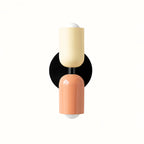 Duo Colorblock Metal Wall Light