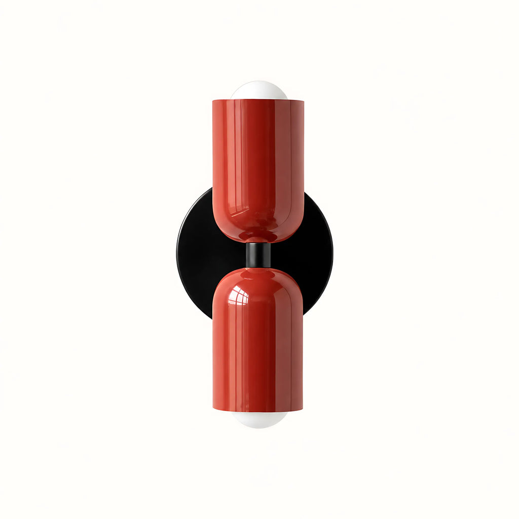 Duo Colorblock Metal Wall Light