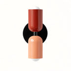 Duo Colorblock Metal Wall Light