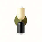 Duo Colorblock Metal Wall Light