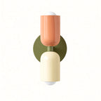 Duo Colorblock Metal Wall Light