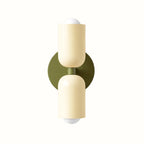 Duo Colorblock Metal Wall Light