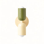 Duo Colorblock Metal Wall Light