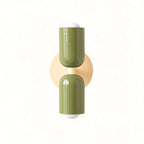 Duo Colorblock Metal Wall Light