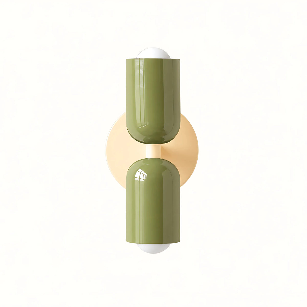 Duo Colorblock Metal Wall Light
