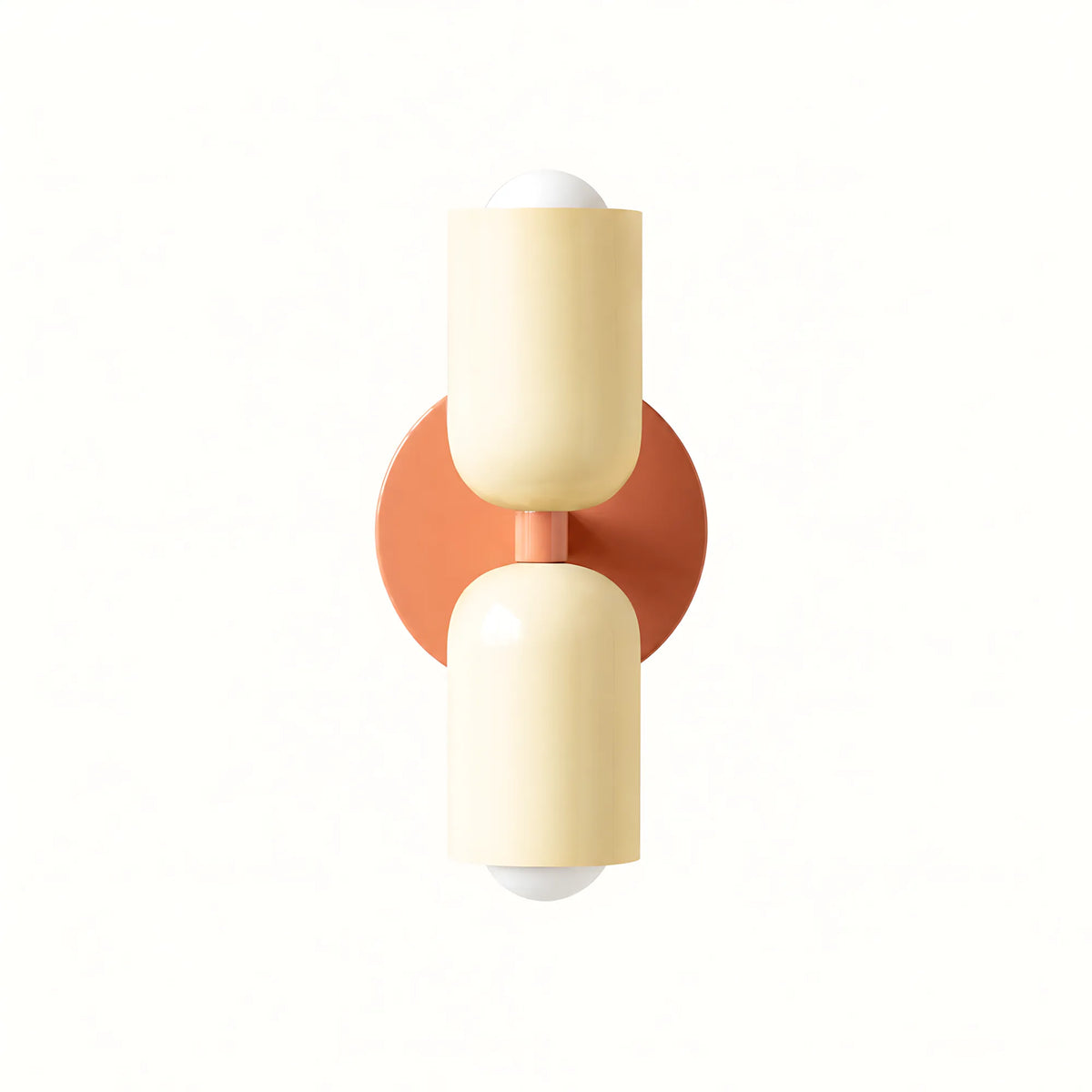 Duo Colorblock Metal Wall Light