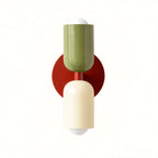 Duo Colorblock Metal Wall Light