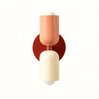 Duo Colorblock Metal Wall Light
