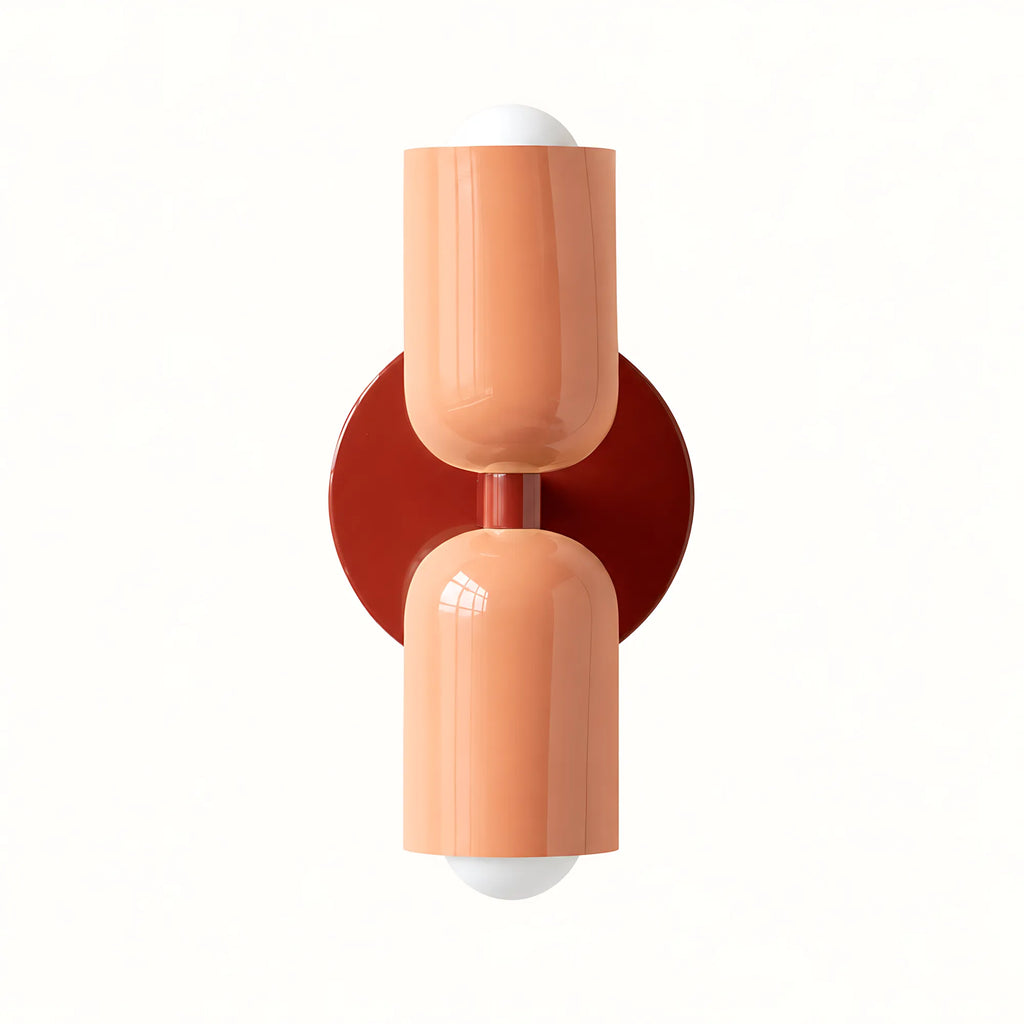 Duo Colorblock Metal Wall Light