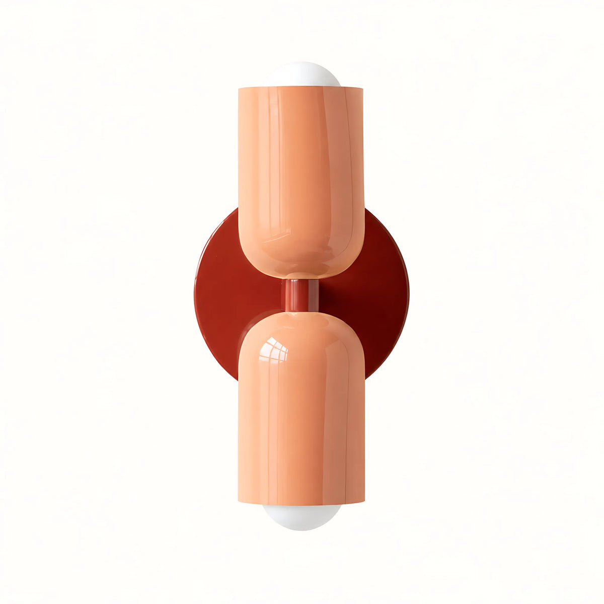 Duo Colorblock Metal Wall Light