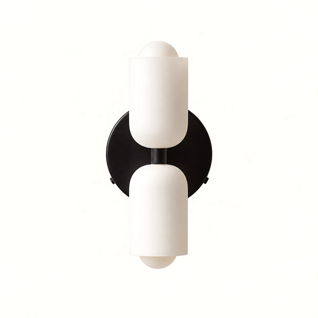 Duo Opal Glass Wall Light