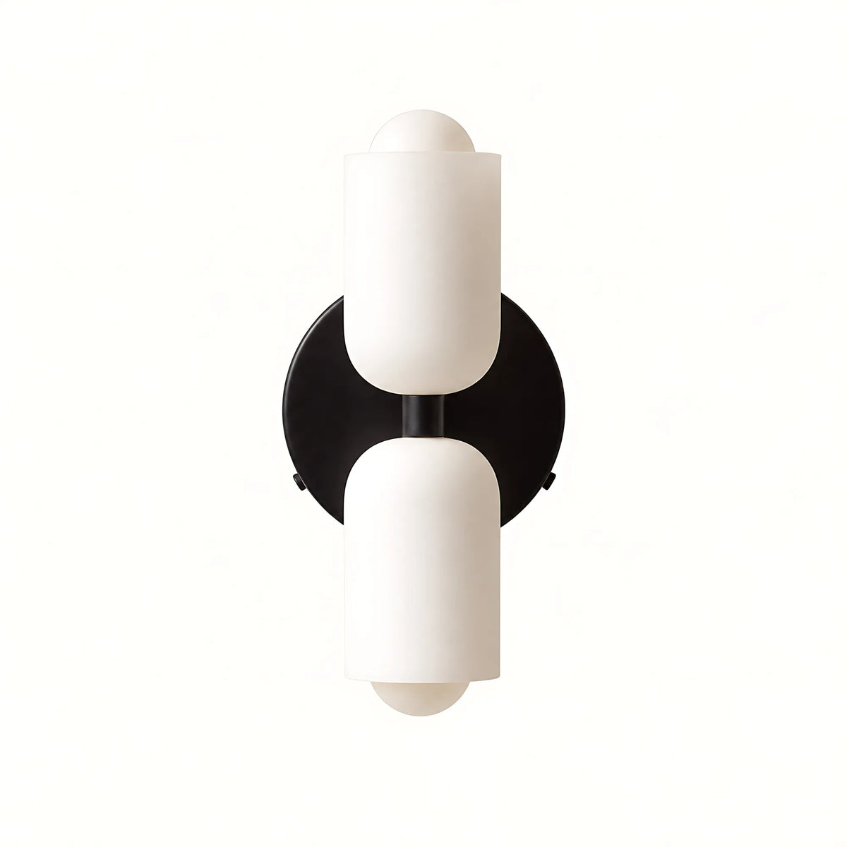 Duo Opal Glass Wall Light