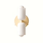 Duo Opal Glass Wall Light