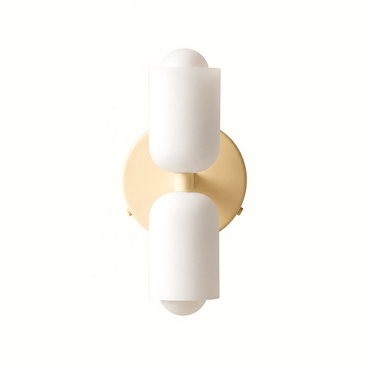 Duo Opal Glass Wall Light
