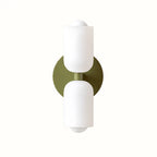Duo Opal Glass Wall Light