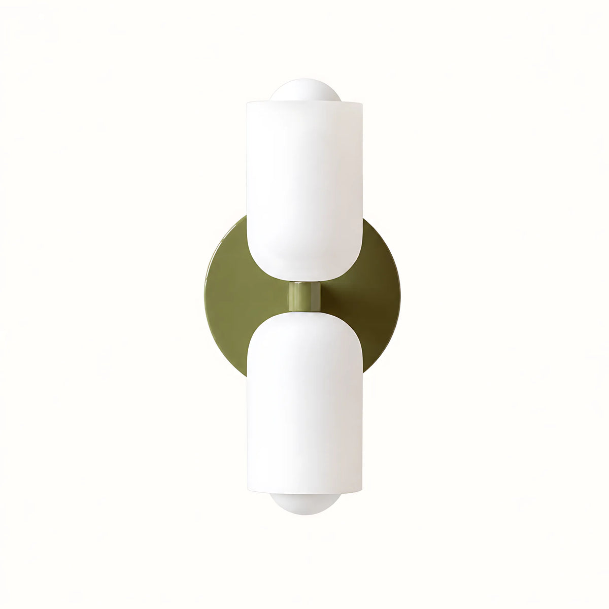 Duo Opal Glass Wall Light