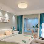 Elara Pleated Remote Dimmable Ceiling Light