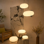 Elara Pleated Remote Dimmable Ceiling Light