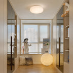 Elara Pleated Remote Dimmable Ceiling Light