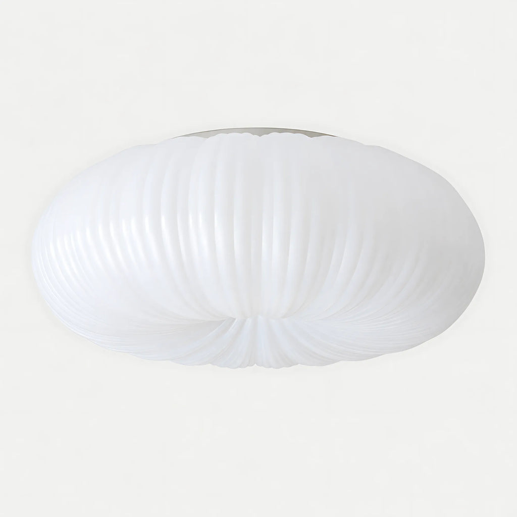 Elara Pleated Remote Dimmable Ceiling Light