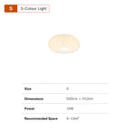 Elara Pleated Remote Dimmable Ceiling Light