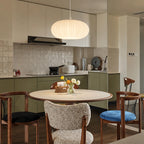 Elara Pleated Remote Dimmable Pendant Light