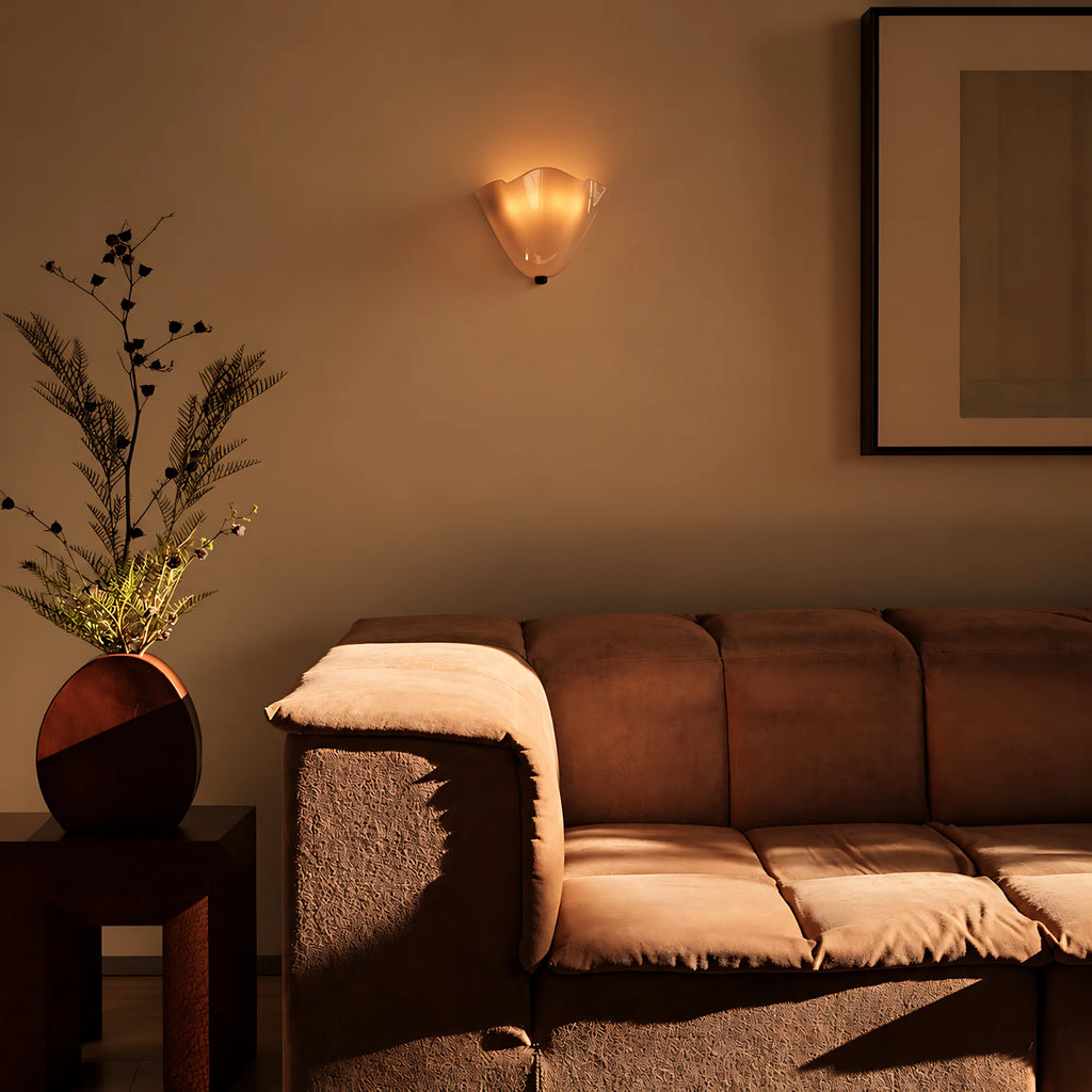 Elodie Skirt Glass Wall Light