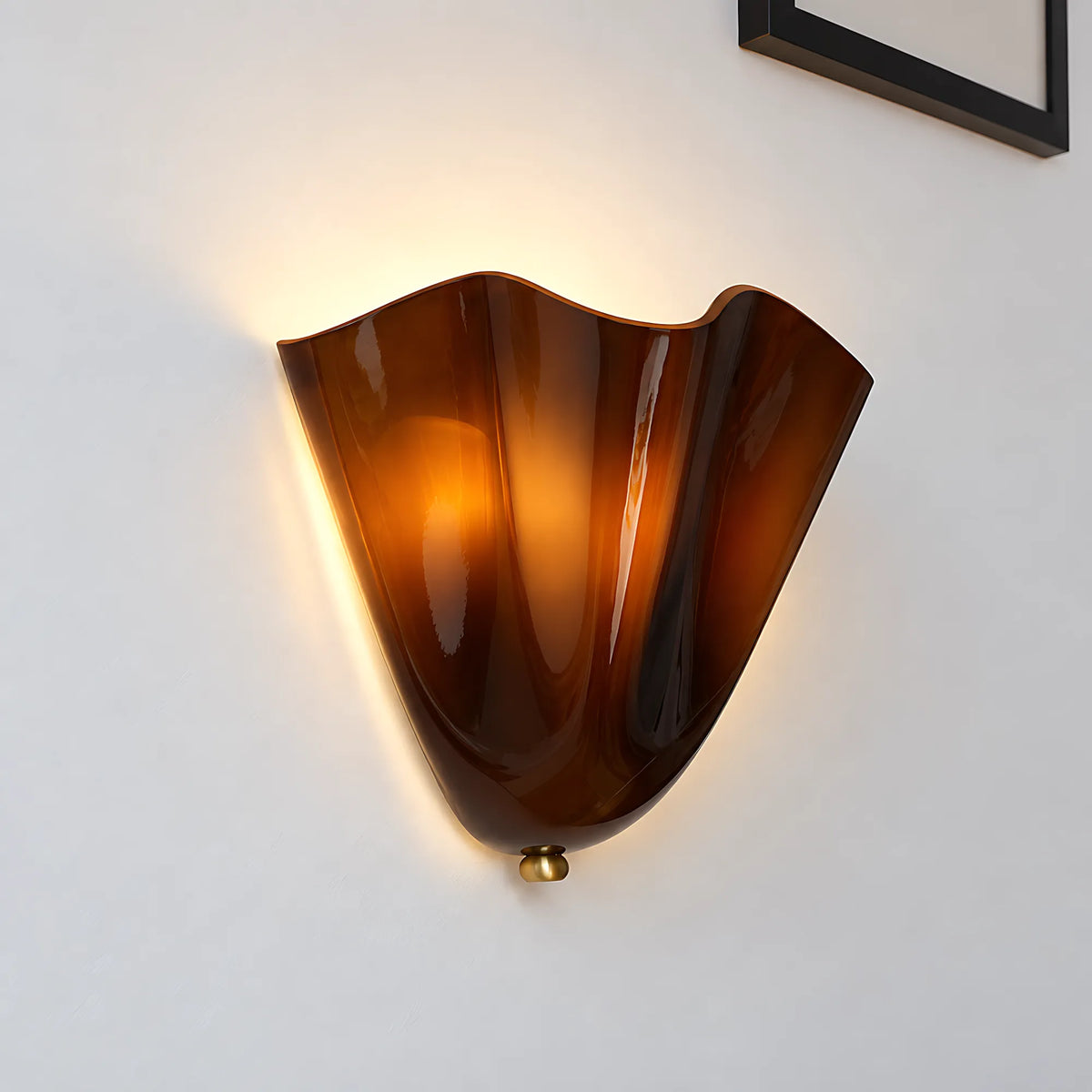 Elodie Skirt Glass Wall Light