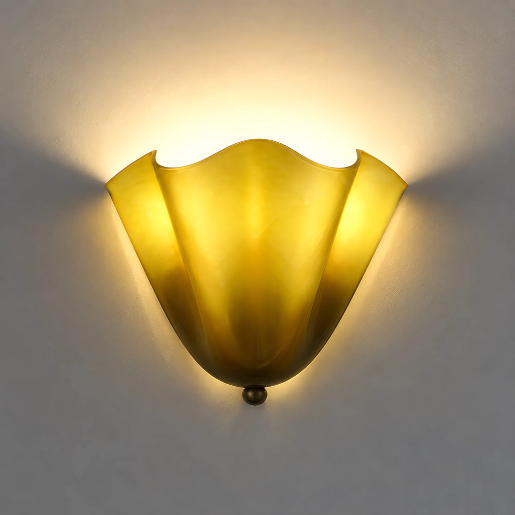 Elodie Skirt Glass Wall Light